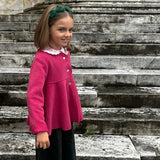 Cardigan ciliegia abbottonatura petalo La Mascot 541804312