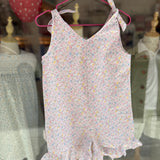 Tutina LAB fiorellini pastello con frill