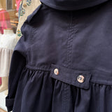 Trench blu DK382