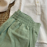 Camicia coreana manica lunga bianco B8985
