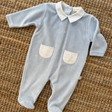 Tutina in ciniglia azzurra BG52B BabyGi