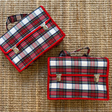 Cartella zainetto LAB tartan base latte