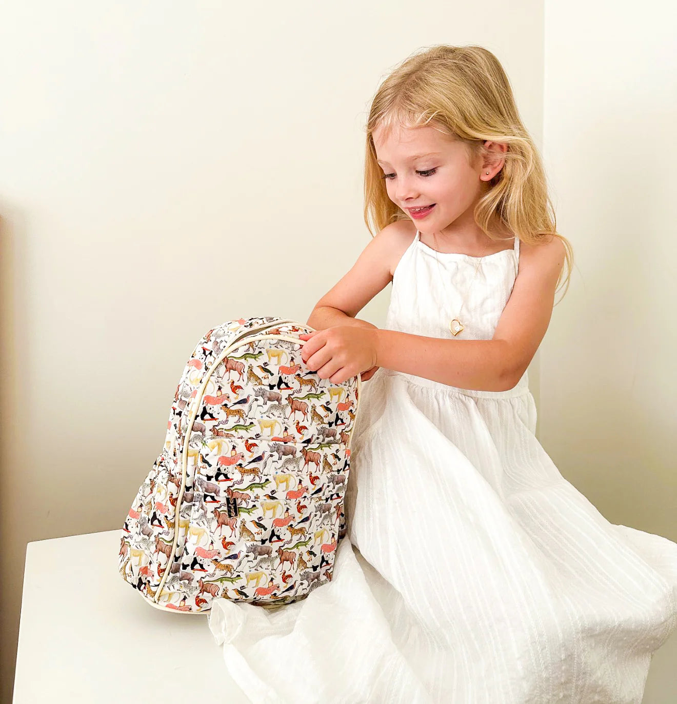 Zainetto Spencer in tessuto originale Liberty of London