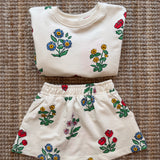 Felpa fiorellini Compania Fantastica 42418