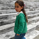 Giacca bomber velluto verde Compania Fantastica 11423