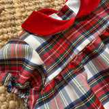 LAB tartan long sleeve dress