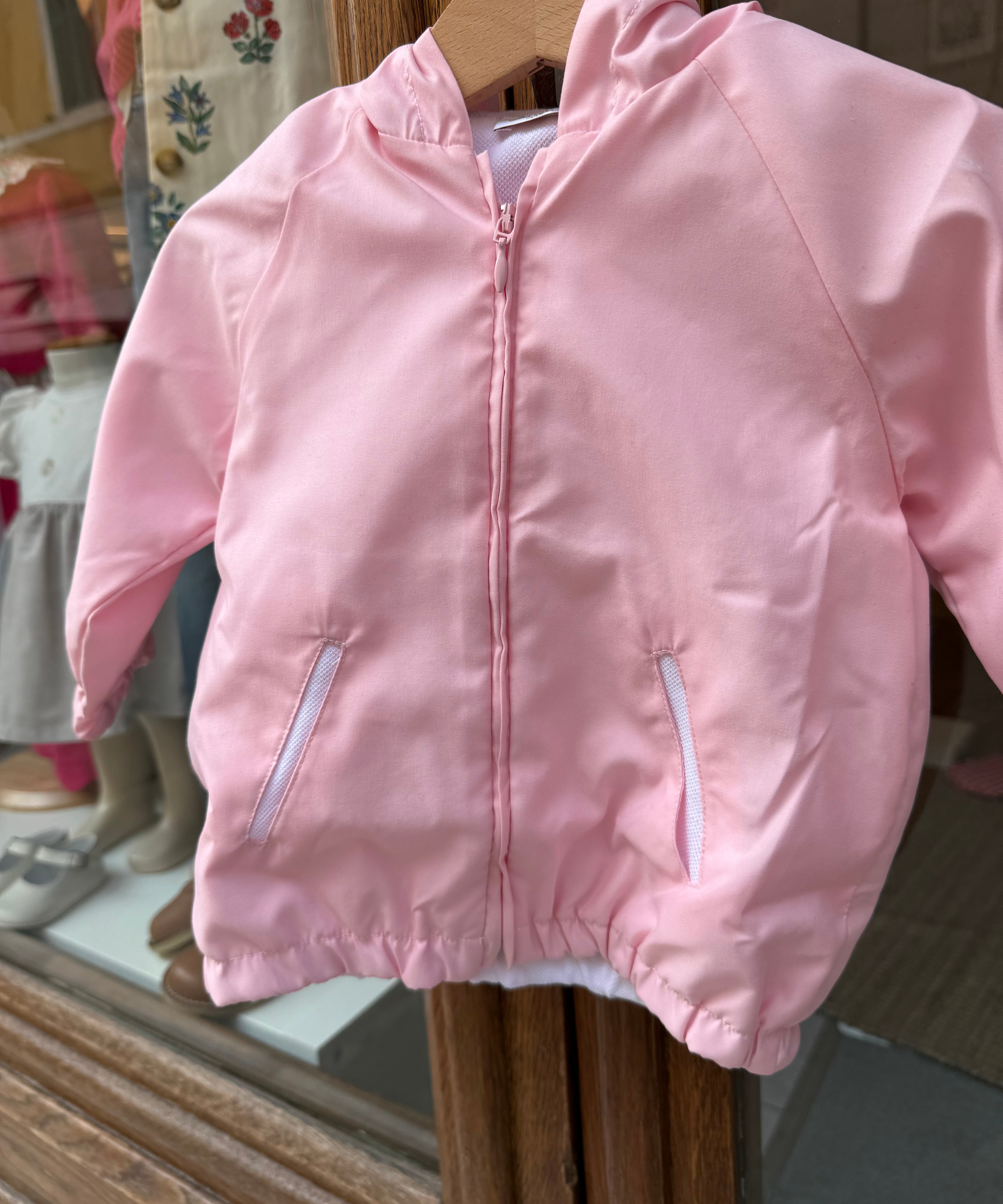 Giubbino giacca antivento con cappuccio rosa La Mascot 55/4003111