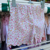 Shorts LAB cappe fantasia fiorellini rosa e giallo