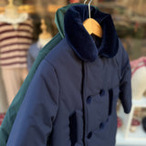 Cappotto con dettagli in velluto 9029 Crochette