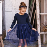 Dress with tulle skirt hearts GN20090