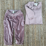 Maglioncino colletto frill rosa Tiny Soul TS744