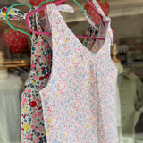 Tutina LAB fiorellini pastello con frill