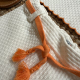 Completo burro rifiniture arancio DK372 DK373