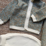 Completo giacca mélange con cappuccio e ghettine I Ferrarini 2511/392 2511/387