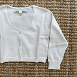 Cardigan scaldacuore bianco Mariella Ferrari MAA1