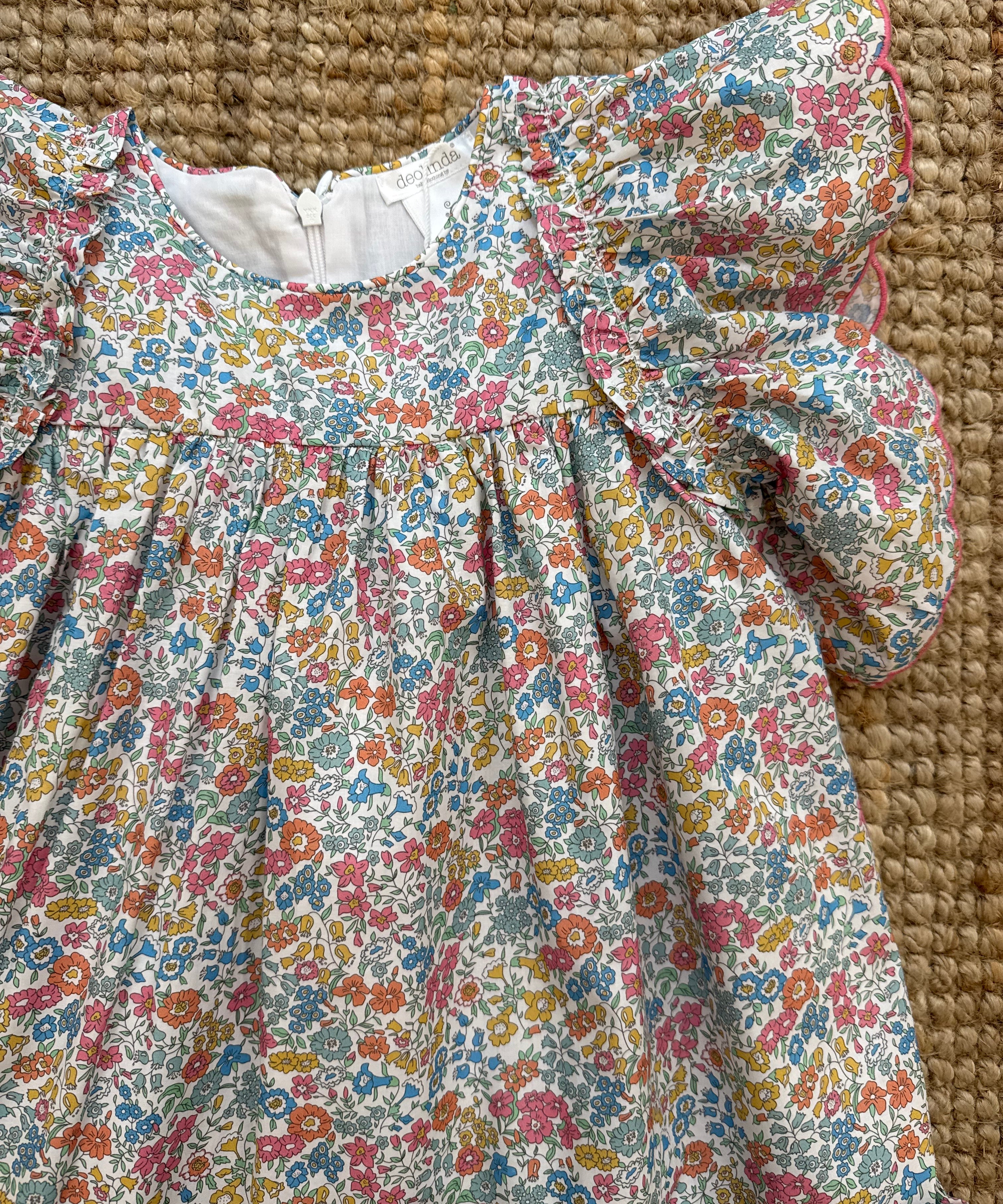 Abito fiorellino multicolor Malibu Deolinda DBV26414