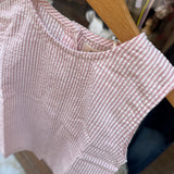 Top righine rosa e bianco Pigeon 26SUMTSF