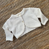 Scaldacuore con cappe color latte misto cashmere Isi F25I101BLLL