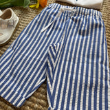 Pantalone rigoni bianco e blu La Mascot 55/2101745