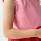 Top bicolor rosso e rosa Compania Fantastica 11421