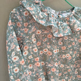 Camicia LAB Ludo collo frill fantasia fiori tenui