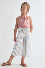 Pantalone palazzo Masai riga multicolor Tartaleta B8410