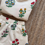 Felpa fiorellini Compania Fantastica 42418