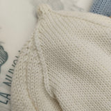 Cappellino cuffietta newborn in pura lana merinos Aliap 4127