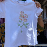 T-shirt LAB patch fiore