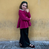 Cardigan ciliegia abbottonatura petalo La Mascot 541804312