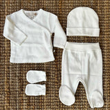 Newborn set nascita completo spezzato ospedale bianco P2517220-1