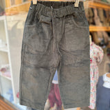 Pantalone velluto a coste verde 138502 Time to Bloom