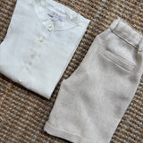 Camicia coreana color burro Mariella Ferrari CAD4