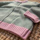 Cardigan misto cashmere salvia orchidea Malvi F2M006GFLL