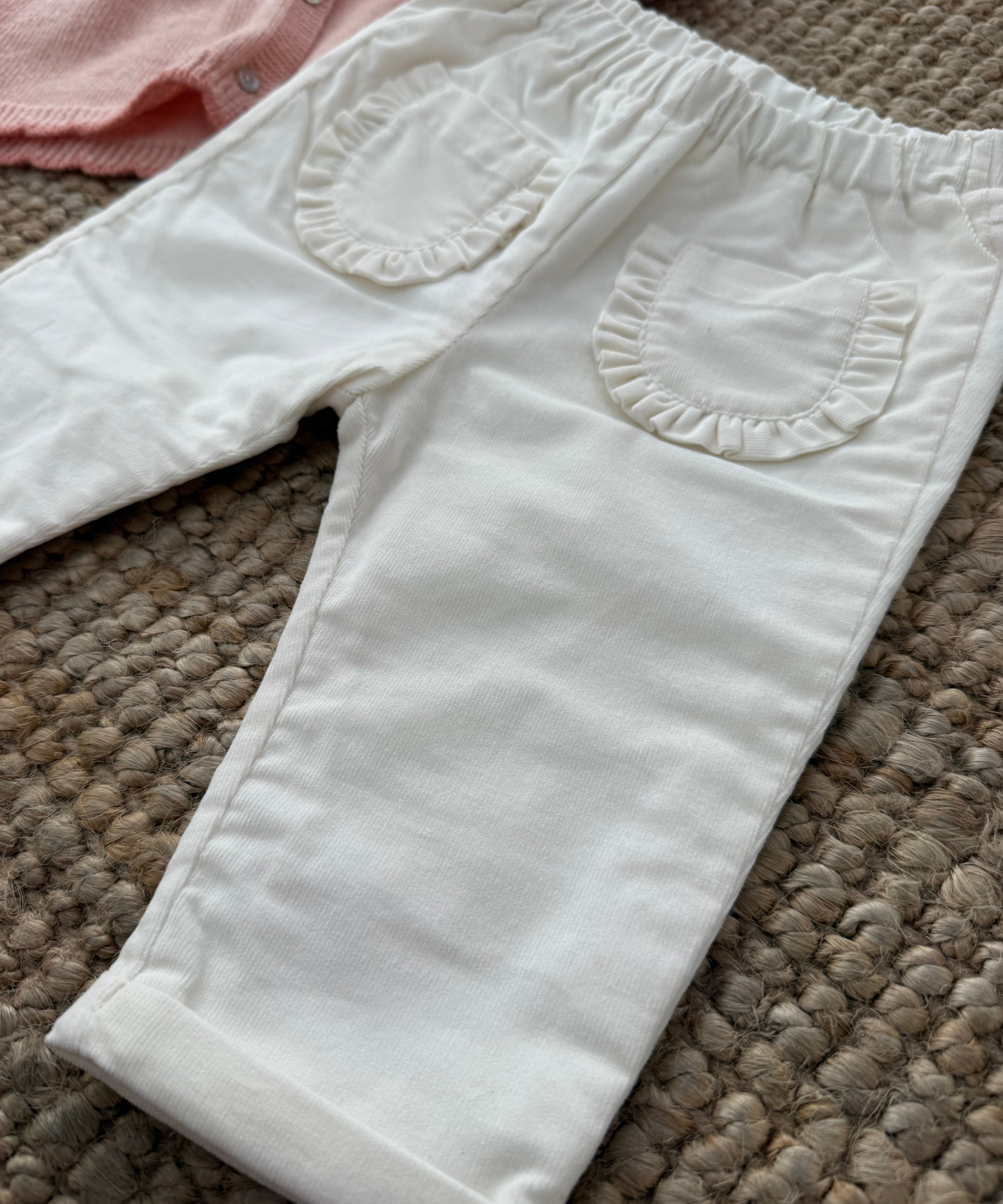 Pantalone velluto millerighe latte tasca rouches DK238 DrKid