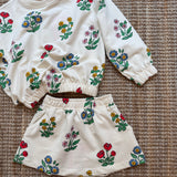 Felpa fiorellini Compania Fantastica 42418