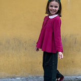 Cardigan ciliegia abbottonatura petalo La Mascot 541804312