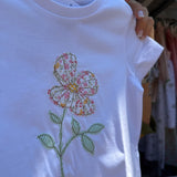 T-shirt LAB patch fiore