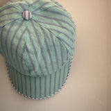 Cappello con visiera a righe T2577L