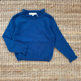 Maglioncino collo cratere avio misto cashmere Mariella Ferrari MGL10