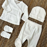 Newborn set nascita completo spezzato ospedale bianco P2517220-1