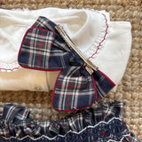 Fiocco per capelli tartan 37276 Kidiwi