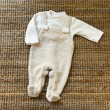 Tutina ciniglia salopette teddy DBI25140