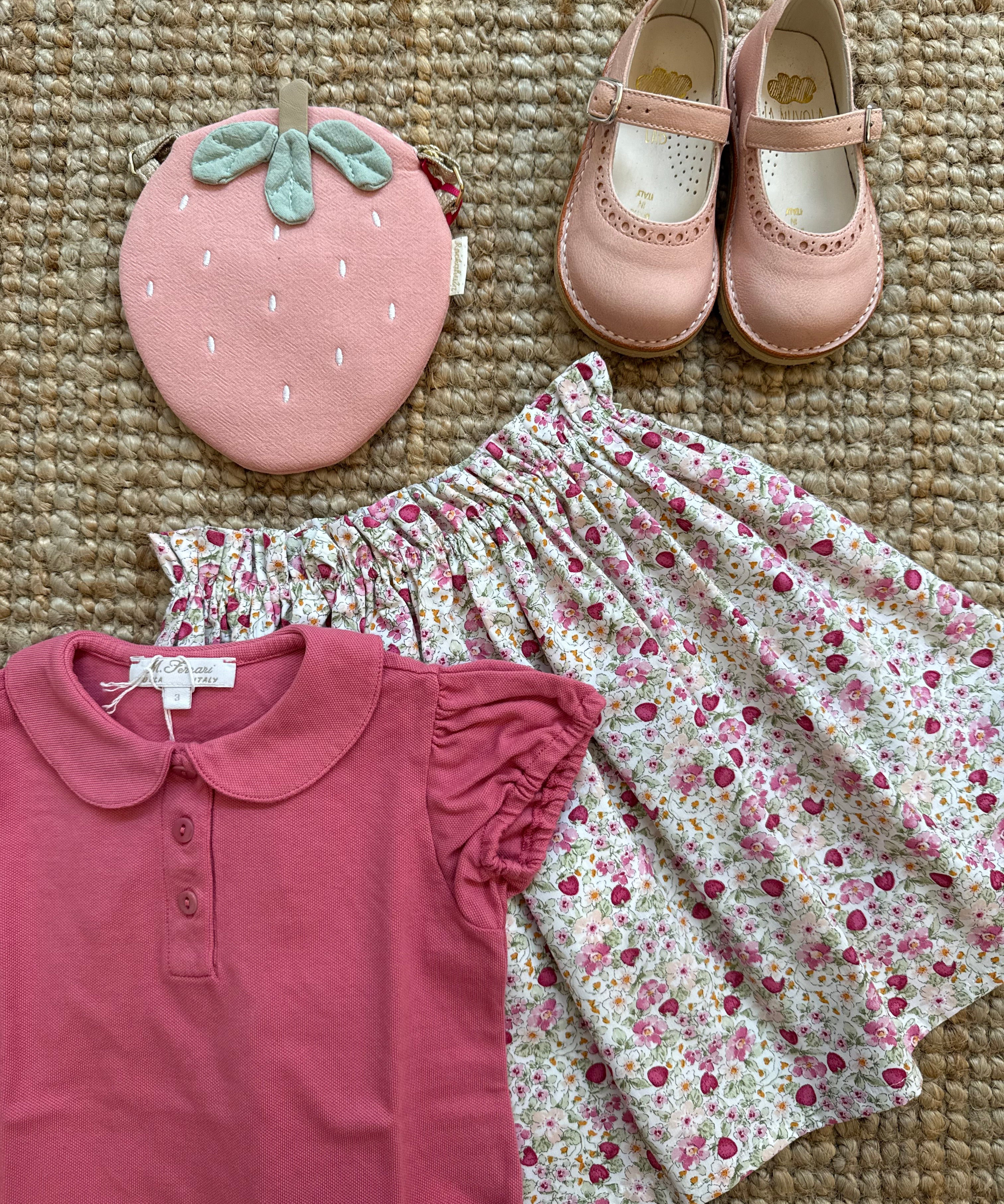 Polo con colletto rotondo rosa babol Mariella Ferrari CAI9