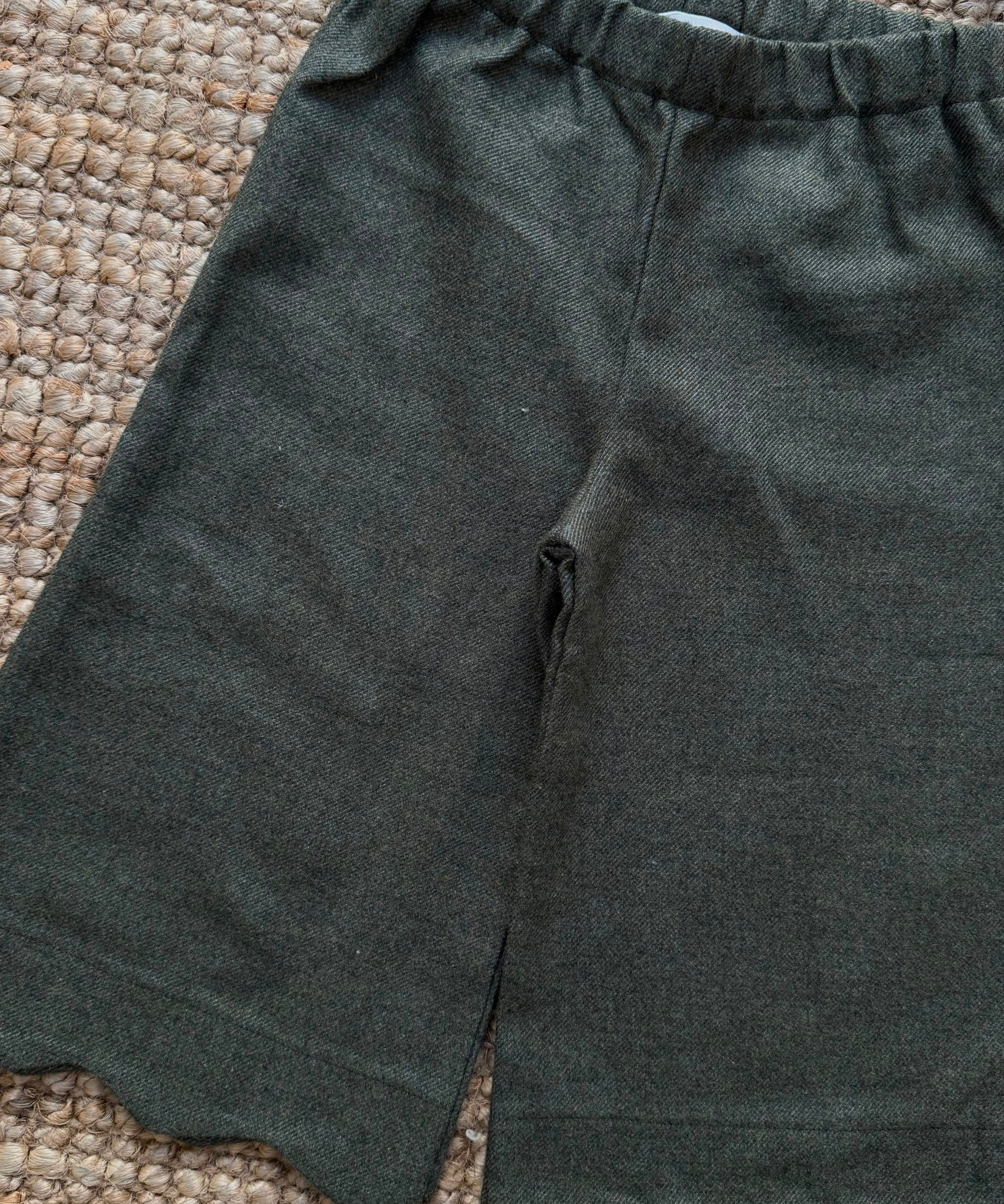 Pantalone palazzo con cappe verde La Mascot 562110731