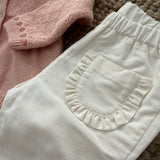 Pantalone velluto millerighe latte tasca rouches DK238 DrKid