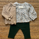 Cardigan newborn sabbia DBI25810