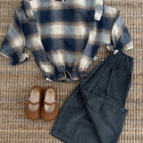Camicetta tartan BK5049 Petit Indi