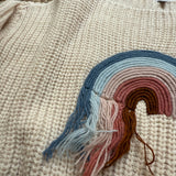 Maglione Magil panna con arcobaleno IN27020