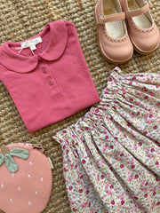 Polo con colletto rotondo rosa babol Mariella Ferrari CAI9